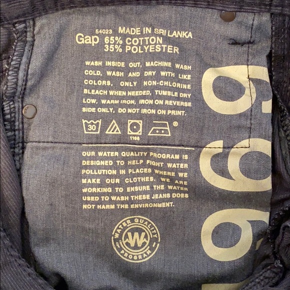Gap 1969 gray Corduroy jeans - Picture 7 of 8